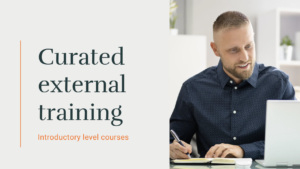 Curated external training list for introductory level