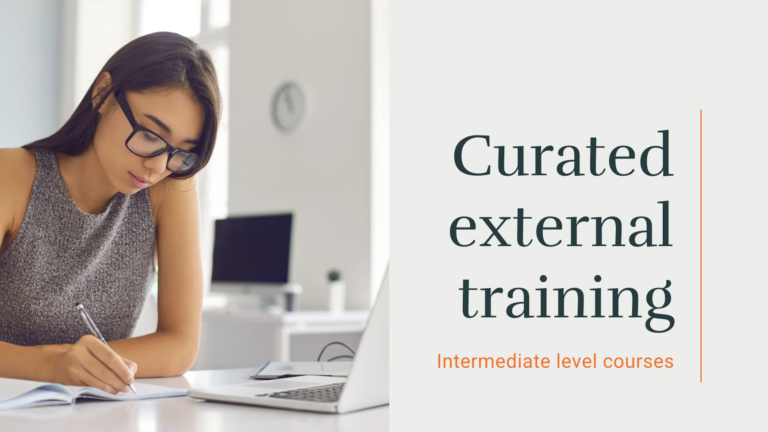 Curated External Training for Intermediate Levels