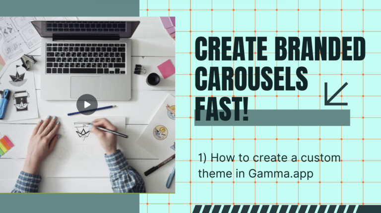Create a custom brand & carousels in Gamma.app